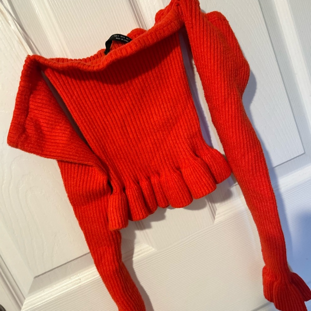 Vibrant Orange Women's Sweater
